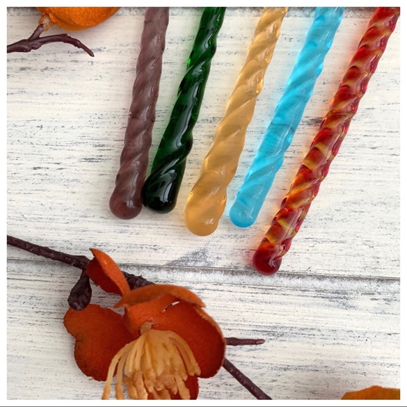 NWOT✨Handcrafted Glass Stirring Spoons - Picture 3 of 6